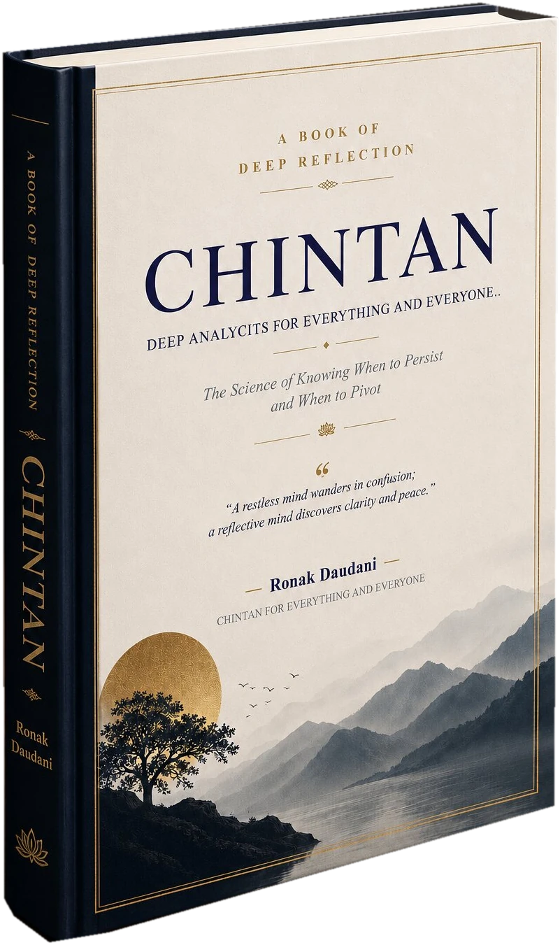 The CHINTAN book by Ronak Daudani